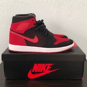Jordan 1 Retro Bred Flynit size 11
